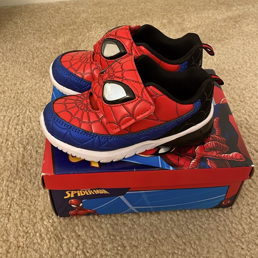 Spiderman Light Up Toddler Shoes
